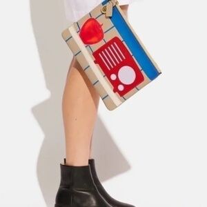 Coach Rogue Collection LARGE Turnlock Wristlet, Limited Ed.